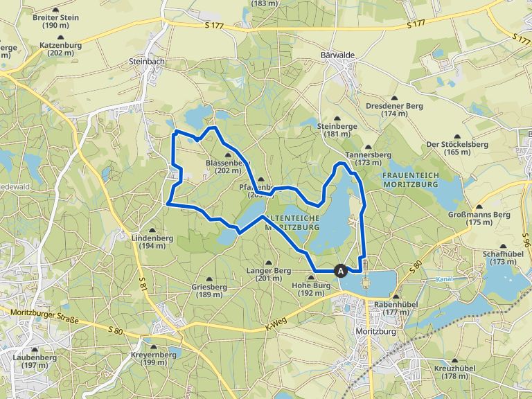 TeicheRundweg Moritzburg Wanderung Komoot